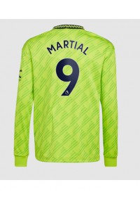 Manchester United Anthony Martial #9 Fotballdrakt Tredje Klær 2022-23 Lange ermer